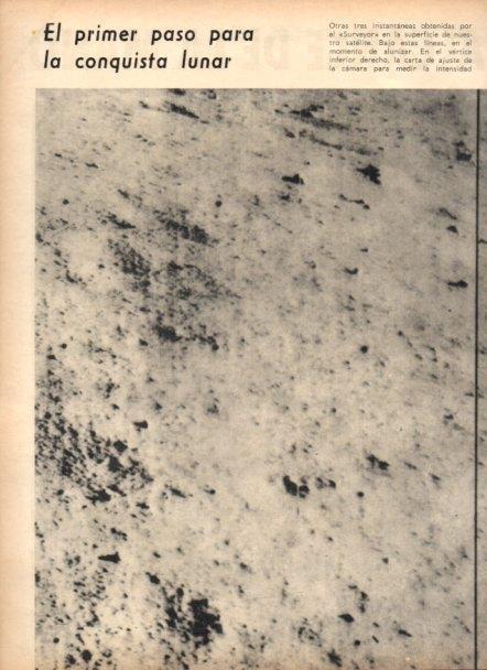 LAMINA V22010: Superficie de la luna por el Surveyor