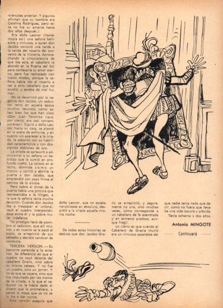 LAMINA V21967: Ilustracion de Mingote para capitulo XIII seccion historia de Madrid II