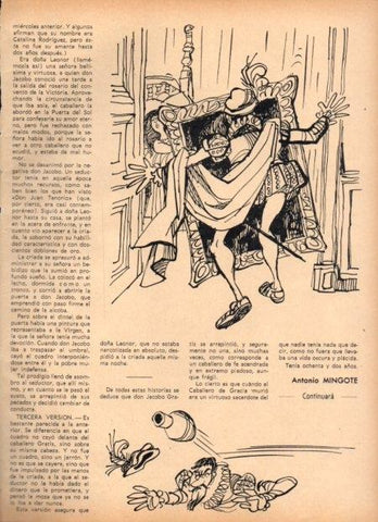 LAMINA V21967: Ilustracion de Mingote para capitulo XIII seccion historia de Madrid II