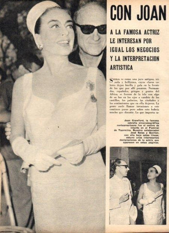 LAMINA V21959: Joan Crawford y Jose Salas y Guirior