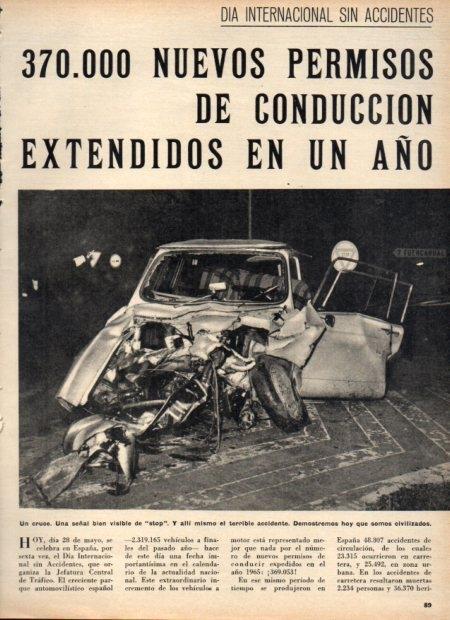 LAMINA V21957: Terrible accidente de coche