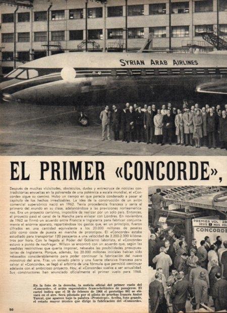 LAMINA V21952: El primer Concorde