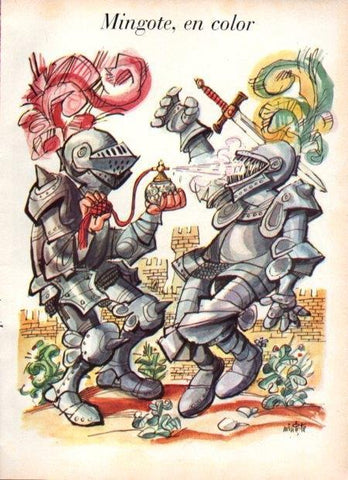 LAMINA V21948: Ilustracion de Mingote en color Blanco y Negro numero 2821