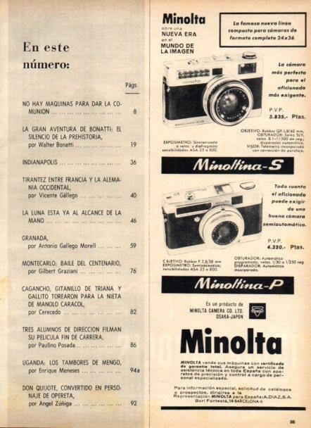 LAMINA V22007: Publicidad Minoltina-S y Minoltina-P