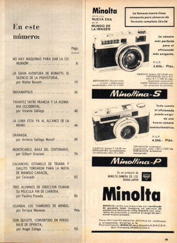 LAMINA V22007: Publicidad Minoltina-S y Minoltina-P