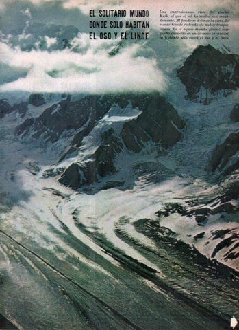 LAMINA V22005: Vista glaciar Knik