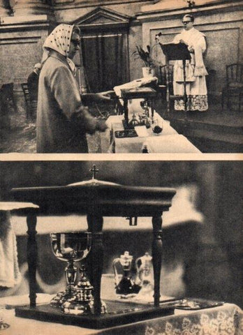 LAMINA V21999: Mecanismo con pinzas para coger las formas consagradas en iglesia de San Carlos de Ferrara