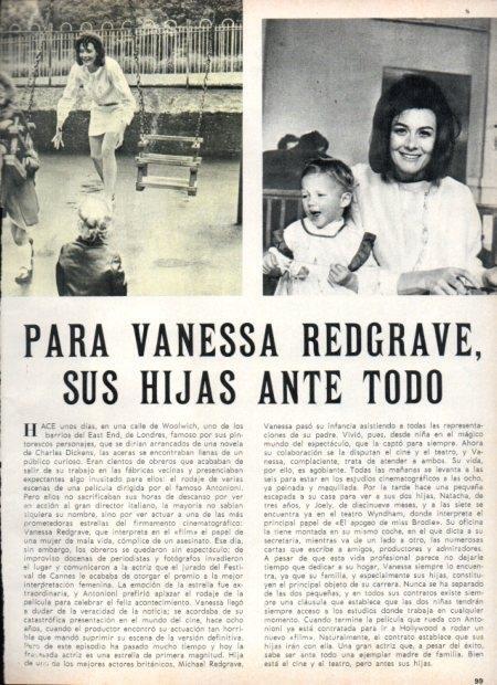 LAMINA V21994: Vanessa Redgrave 