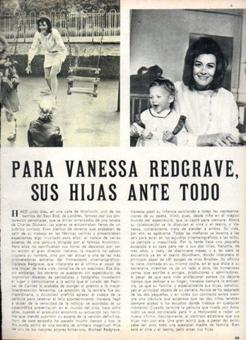 LAMINA V21994: Vanessa Redgrave 