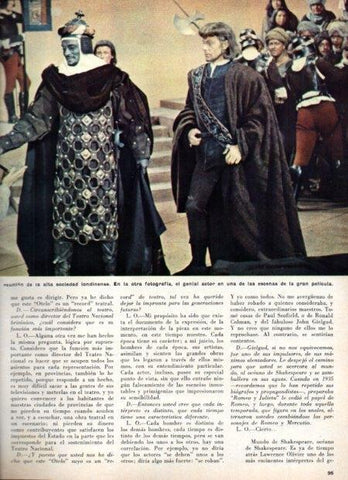 LAMINA V21992: Escena Lawrence Olivier en Otelo