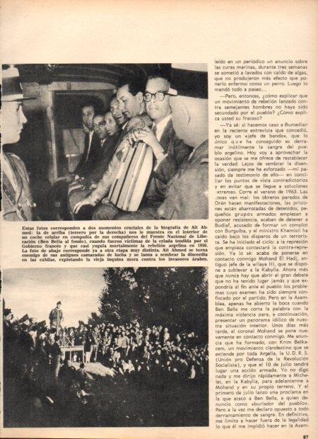 LAMINA V21991: Ait Ahmed en un coche celular