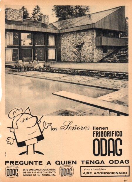 LAMINA V22174: Publicidad frigorifico Odag