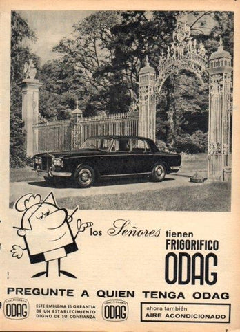 LAMINA V22173: Publicidad frigorifico Odag