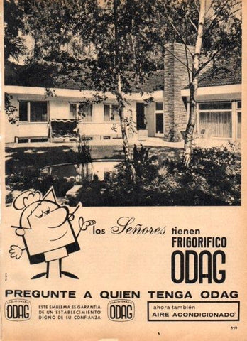 LAMINA V22172: Publicidad frigorifico Odag