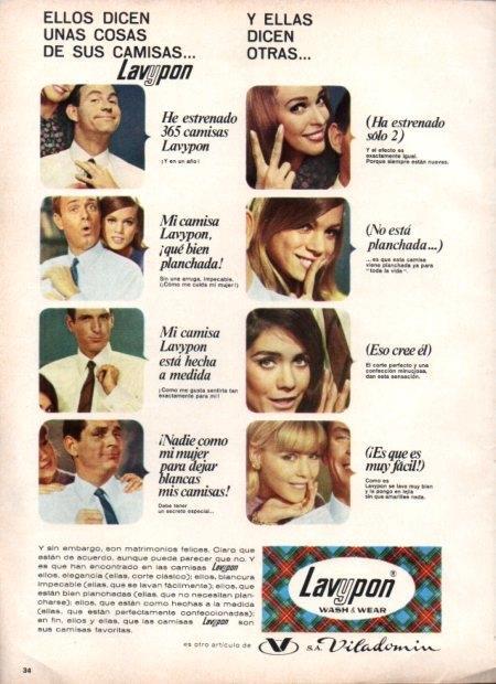 LAMINA V22169: Publicidad camisas Lavypon