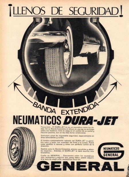 LAMINA V22168: Publicidad neumaticos Dura-Jet General
