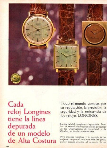 LAMINA V22156: Publicidad Longines