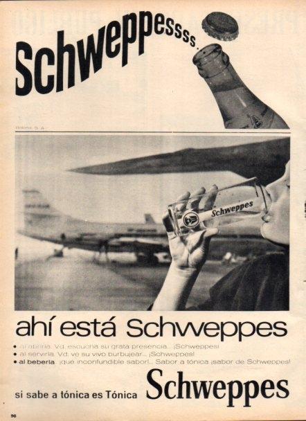 LAMINA V22206: Publicidad tonica Schweppes
