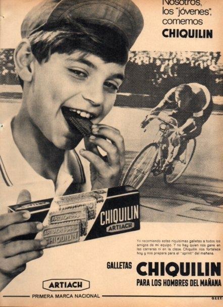 LAMINA V22203: Publicidad galletas Chiquilin de Artiach
