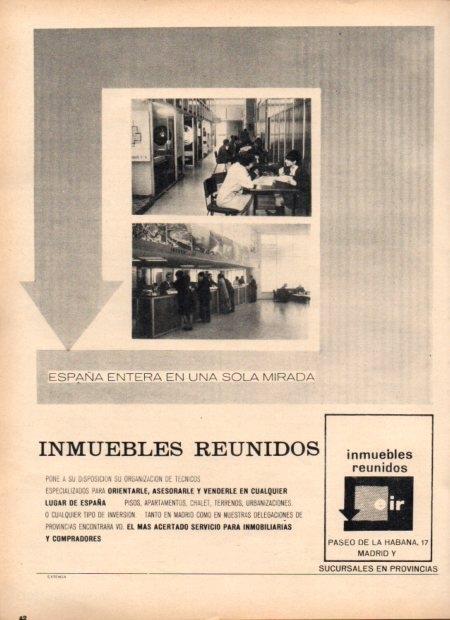 LAMINA V22147: Publicidad Inmuebles Reunidos