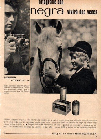 LAMINA V22190: Publicidad Negra material fotografico