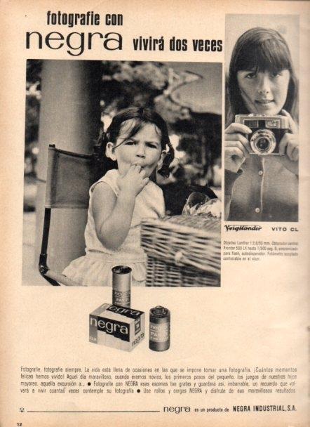 LAMINA V22189: Publicidad Negra material fotografico