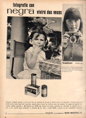 LAMINA V22189: Publicidad Negra material fotografico