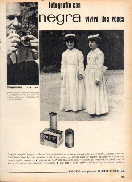 LAMINA V22188: Publicidad Negra material fotografico