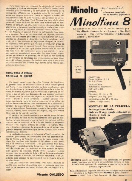 LAMINA V22186: Publicidad Minoltina-8 de Minolta
