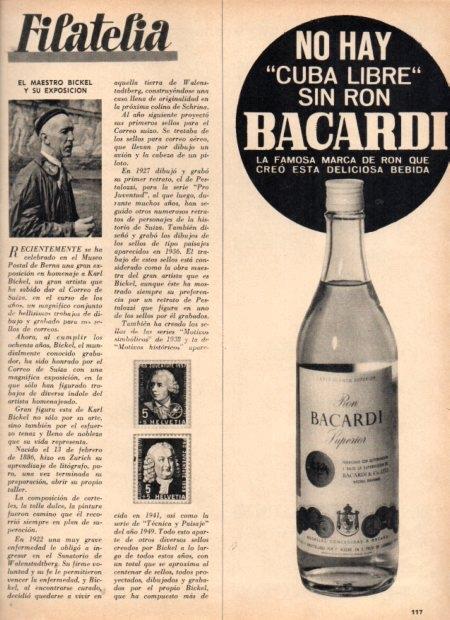 LAMINA V22108: Publicidad ron Bacardi