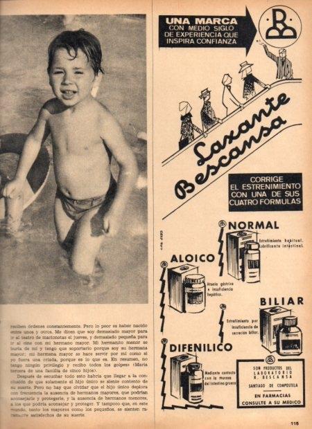 LAMINA V22103: Publicidad Laxante Bescansa