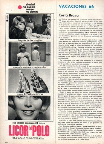 LAMINA V22102: Publicidad Licor del Polo