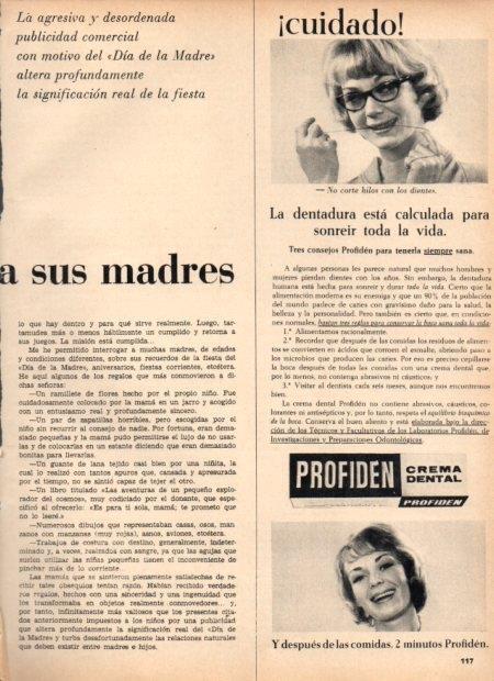 LAMINA V22099: Publicidad crema dental Profiden