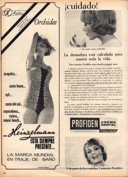 LAMINA V22096: Publicidad Heinzelmann y crema dental Profiden