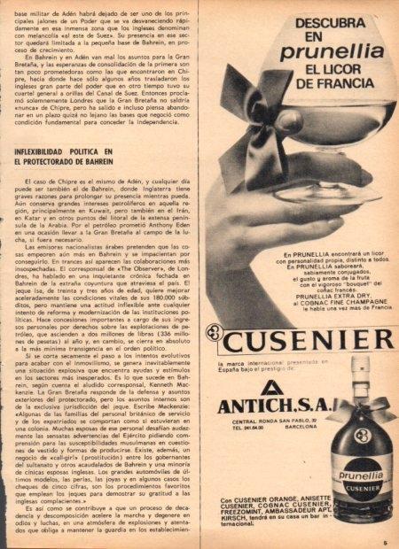 LAMINA V22110: Publicidad Prunellia de Cusenier