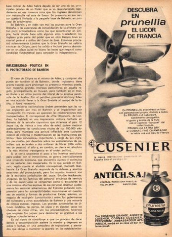 LAMINA V22110: Publicidad Prunellia de Cusenier