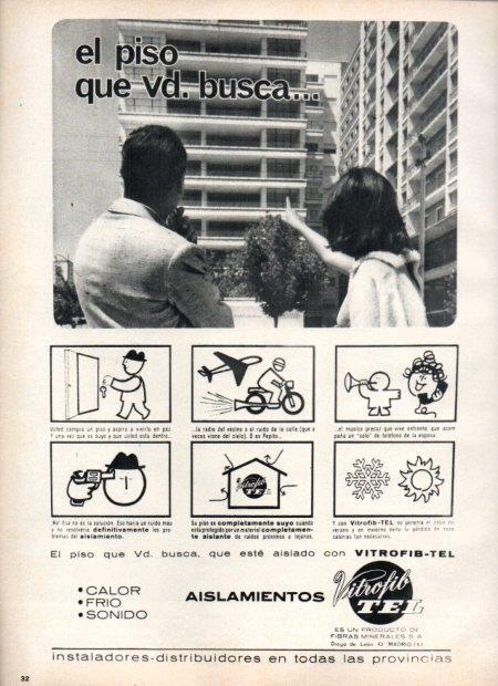 LAMINA V22090: Publicidad Aislamientos Vitrofib-tel