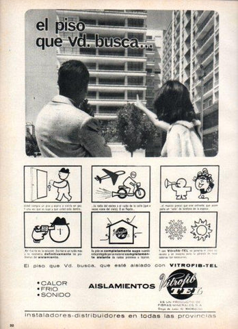 LAMINA V22090: Publicidad Aislamientos Vitrofib-tel