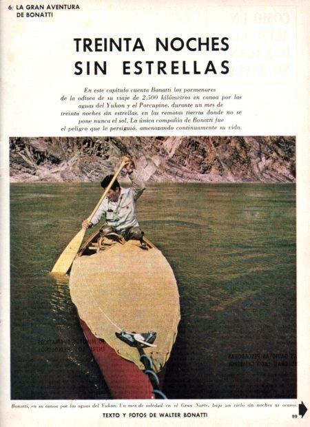 LAMINA V22084: Bonatti por las aguas del Yukon