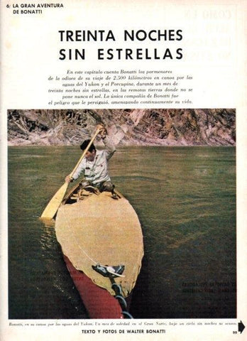 LAMINA V22084: Bonatti por las aguas del Yukon