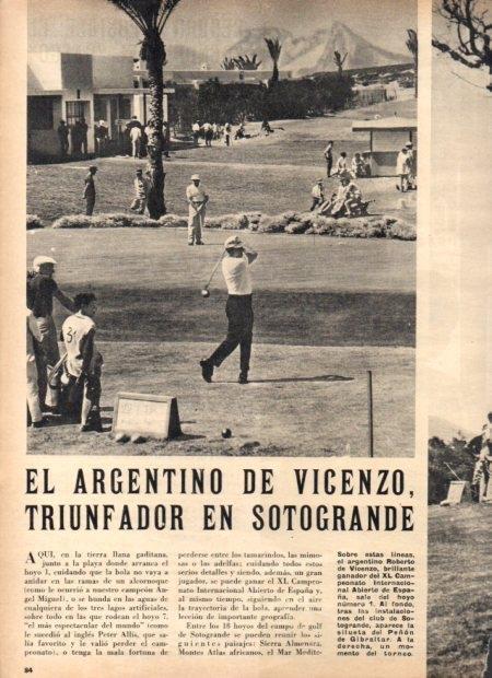 LAMINA V22080: Roberto de Vicenzo en Sotogrande