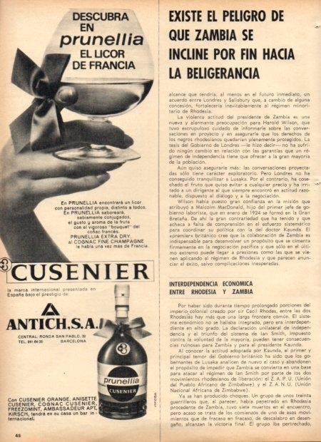 LAMINA V22111: Publicidad Prunellia de Cusenier