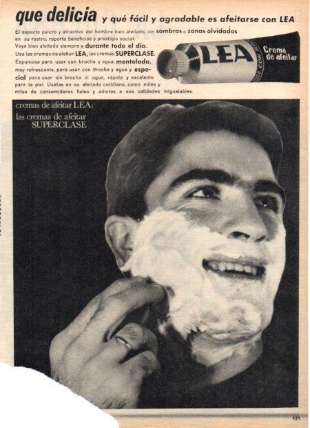 LAMINA V22140: Publicidad Lea crema de afeitar