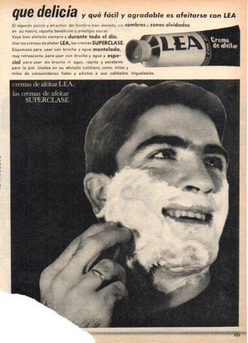 LAMINA V22140: Publicidad Lea crema de afeitar