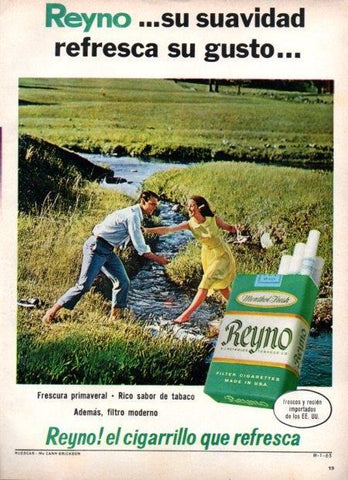 LAMINA V22130: Publicidad Reyno cigarrillos