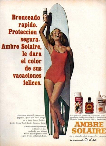 LAMINA V22112: Publicidad Ambre Solaire de L'Oreal