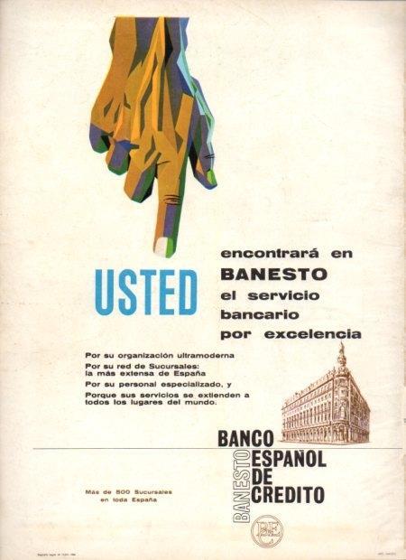 LAMINA V22126: Publicidad de Banesto o Banco Español de Credito