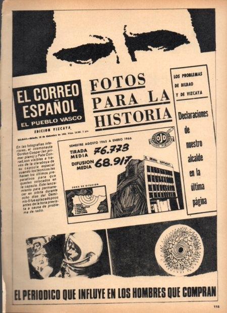 LAMINA V22123: Publicidad El Correo Español