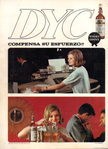 LAMINA V22122: Publicidad Dyc whisky