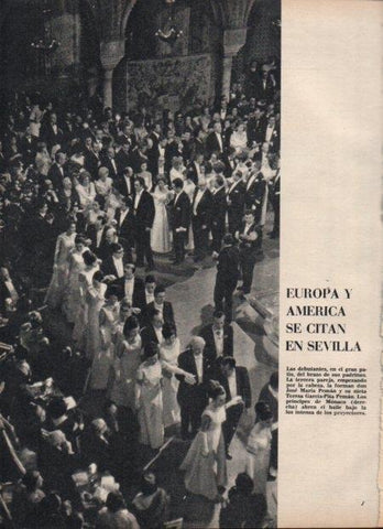 LAMINA V21762: Apertura del baile de debutantes en Sevilla